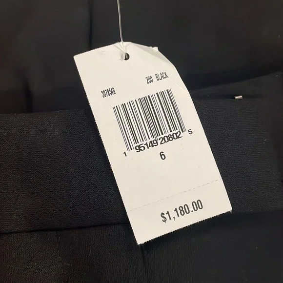 KHAITE Black Wide Leg Pants RUNS SMALL - Picture 8 of 11